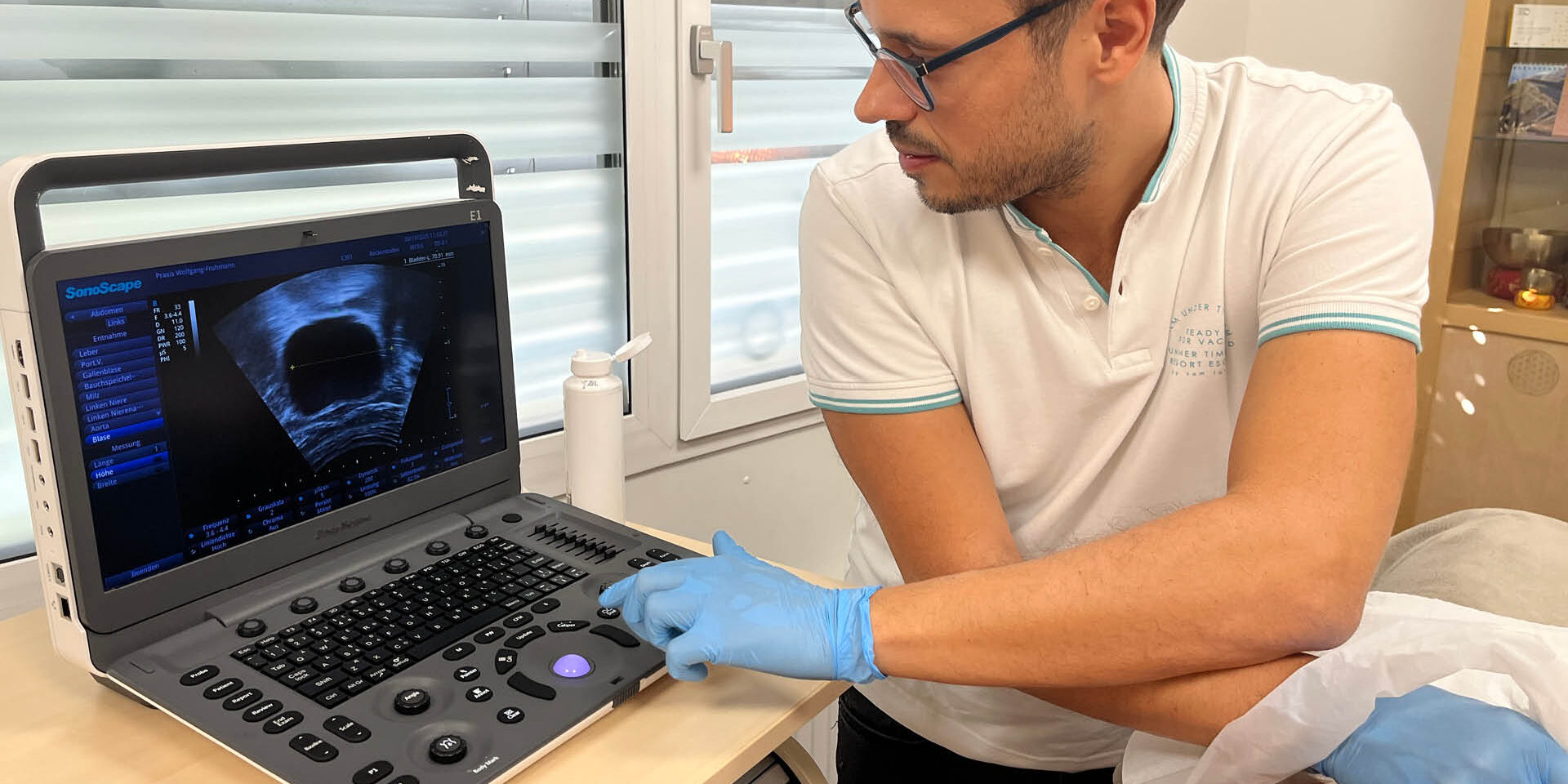 Physiotherapie Prostata-OP Echtzeit-Ultraschall Graz